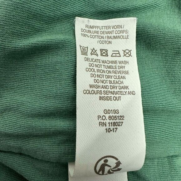 Boden Raglan Long Sleeve Sequin T-Shirt size 9-10 Sage Green - Picture 6 of 6